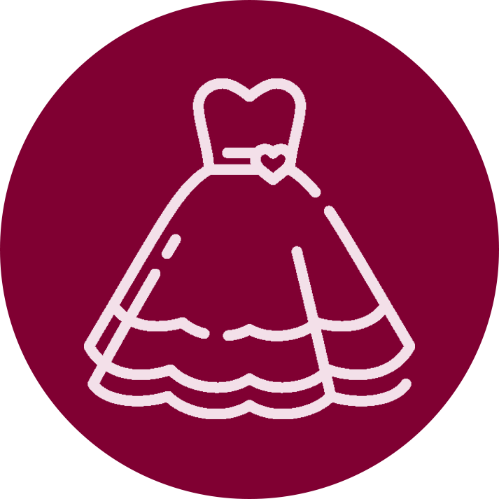 Icon eines Brautkleides